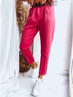 Dámské chinos kalhoty ME BELLA fuchsiová FashionStreet UY1410