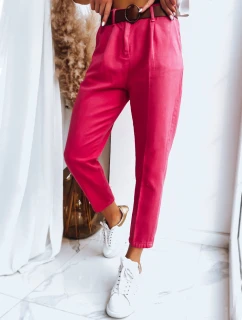 Dámské chinos kalhoty ME BELLA fuchsiová FashionStreet UY1410
