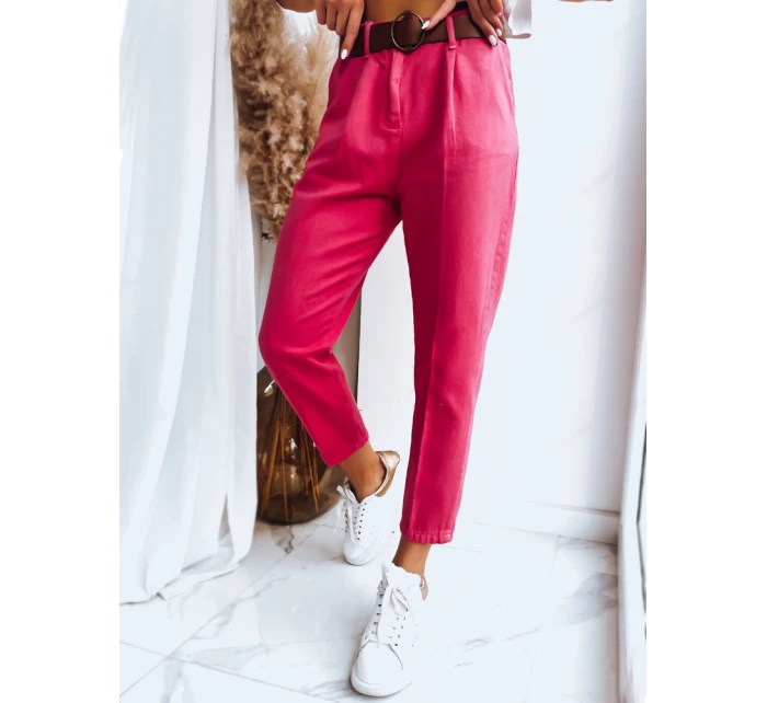 Dámské chinos kalhoty ME BELLA fuchsiová FashionStreet UY1410 Dámské chinos kalhoty ME BELLA fuchsiová FashionStreet UY1410