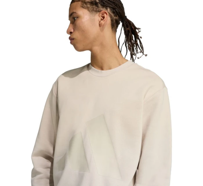 Pánské tepláky adidas Sportswear Big Logo Fleece Colorblock béžové JX5572 Pánské tepláky adidas Sportswear Big Logo Fleece Colorblock béžové JX5572