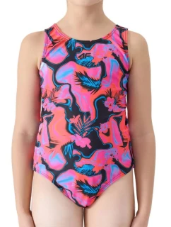 Dívčí jednodílné plavky 4F JUNIOR 4FJWSS25USWSF093-90A