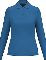 Kariban K 244 Dámské piqué polo s dlouhým rukávem 20.K244 light royal blue
