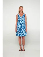 Šaty bez rukávů s potiskem model 19697518 - Vamp