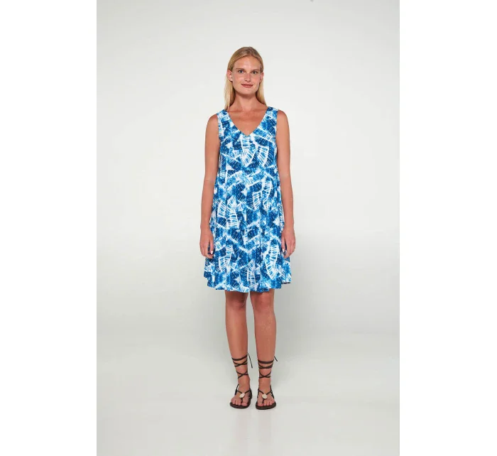 Šaty bez rukávů s potiskem model 19697518 - Vamp