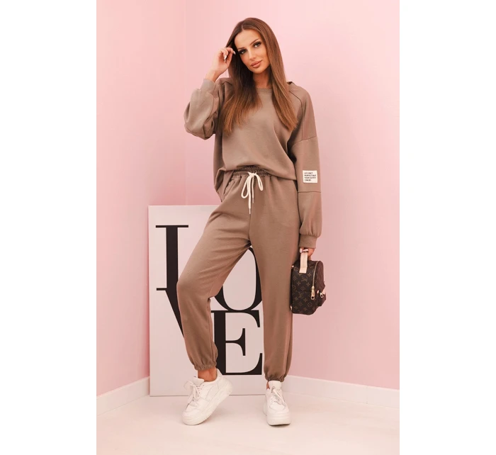 Komplet mikina + kalhoty masełko fango Komplet mikina + kalhoty masełko fango