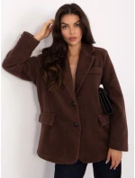 Płaszcz IT PL model 21730844 brązowy - FPrice Płaszcz IT PL model 21730844 brązowy - FPrice