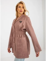 Dámský kabát LK PL  tmavě růžová  model 18171267 - FPrice