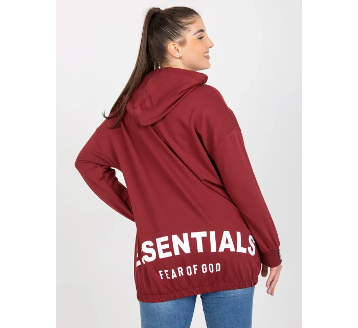 Mikina RV BL 8277.28 bordó