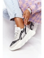 Dámská Sportovní Obuv Na Platformě Lu Boo Šedé