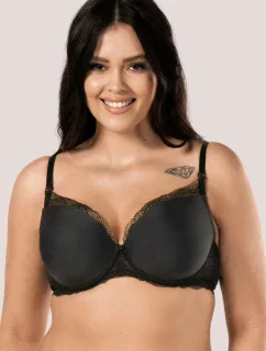 PODPRSENKA PEPITE PUSH UP ČERNÁ