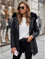 Dámská zimní bunda parka černá Dstreet model 21970996 - FashionStreet Dámská zimní bunda parka černá Dstreet model 21970996 - FashionStreet