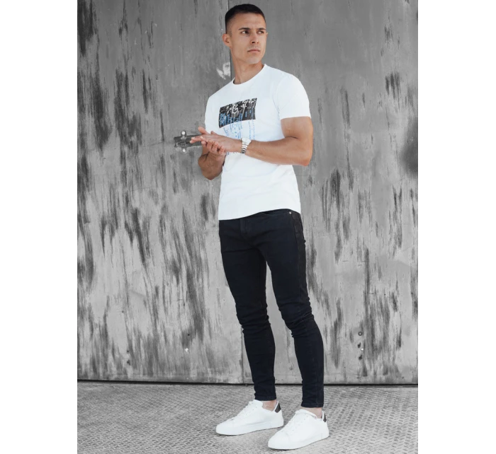 Pánské bílé tričko Dstreet model 21975929 - FashionStreet