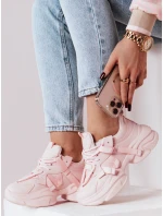 Dámské tenisky na platformě pink model 21983804 - Dstreet