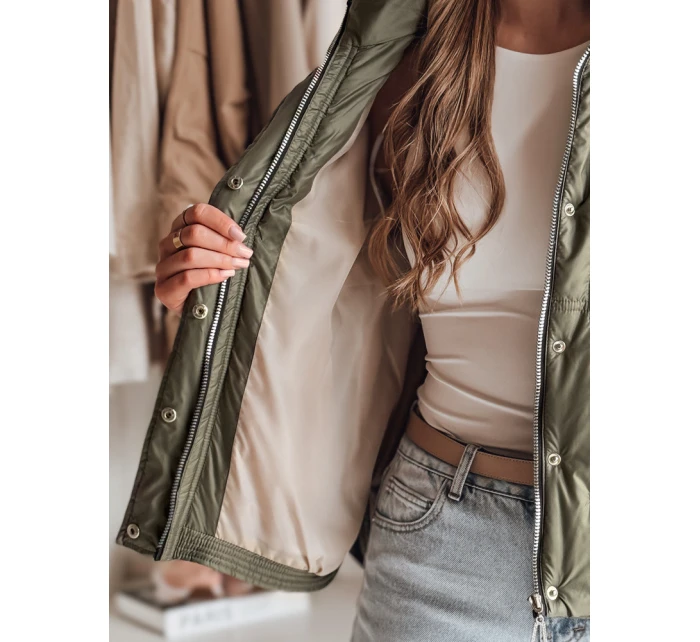 Dámská přechodná prošívaná bunda MARISSIA zelená FashionStreet TY4852