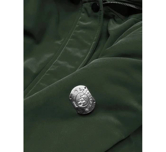 ZIMOWA PARKA DAMSKA NA ZIELONA model 21242967 - LHD