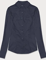 Klasická dámská tmavě modrá košile (HH039-4)