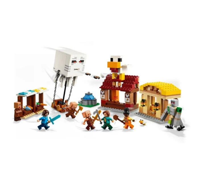 LEGO Minecraft 21273 Útok balónu Ghast na vesnici (VÝPRODEJ) LEGO Minecraft 21273 Útok balónu Ghast na vesnici (VÝPRODEJ)