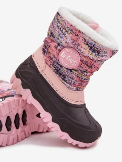 Dívčí sněhule na zip Lee Cooper – růžové