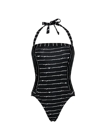 Dámské jednodílné plavky černá model 18411400 - Emporio Armani Dámské jednodílné plavky černá model 18411400 - Emporio Armani