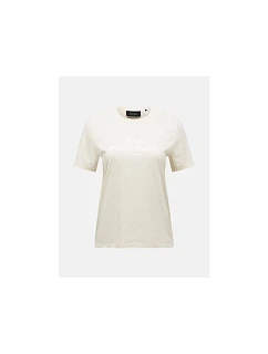 Dámské tričko PEAK PERFORMANCE W Original Tee, barva béžová