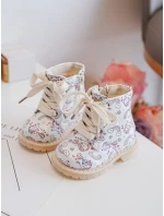 Dětské Boty S Zipem Bežové model 21634754 - Boto