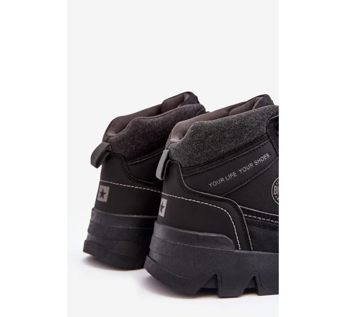 Mužské trekové boty Černé Big Star MM174016