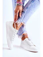 Dámské klasické kožené tenisky bílé Misima Dámské klasické kožené tenisky bílé Misima