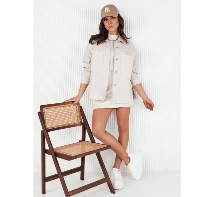 Dámská bunda béžová Dstreet model 21972837 - FashionStreet