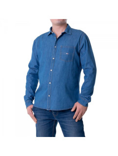 Tommy Jeans Tjm Cotton Denim Shirt Mid Indigo M DM0DM08399-447 pánské