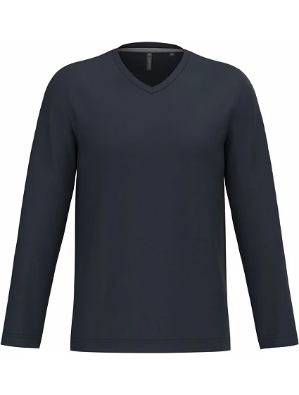 Kariban K 358 Pánské tričko do V s dl. rukávem 20.K358 navy Kariban K 358 Pánské tričko do V s dl. rukávem 20.K358 navy