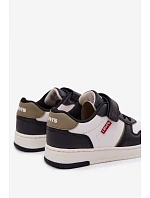 Dětské tenisky na suchý zip LEVI'S KICK SE VIRV0152S Bílomodré Dětské tenisky na suchý zip LEVI'S KICK SE VIRV0152S Bílomodré