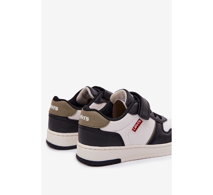 Dětské tenisky na suchý zip LEVI'S KICK SE VIRV0152S Bílomodré Dětské tenisky na suchý zip LEVI'S KICK SE VIRV0152S Bílomodré