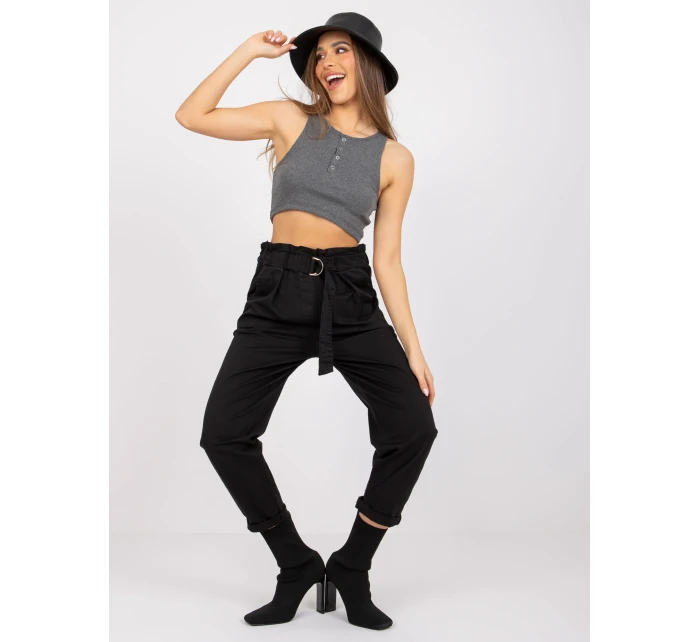 Spodnie DHJ SP model 20961821 czarny - FPrice