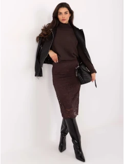 Sukně MI SD G9139.33 tmavě hnědá