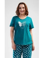 Dámské pyžamo kapri Motýl Dámské pyžamo kapri Motýl