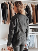 Dámská kožená bunda ROCKMISS černá FashionStreet TY4965
