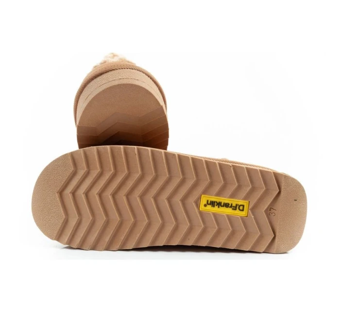 snow boots winter brown beige dámské model 21395269 - D.Franklin snow boots winter brown beige dámské model 21395269 - D.Franklin