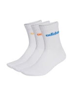Ponožky Linear Crew Cushioned 3 páry bílé model 21892687 - ADIDAS