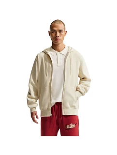Pánská mikina Nike Club BB FZ Hoodie, béžová, FN3861, velikost 229 M