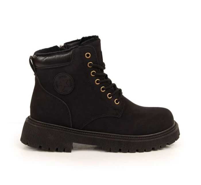 Zateplené trapery se zipem W model 19374782 černá - NEWS Zateplené trapery se zipem W model 19374782 černá - NEWS