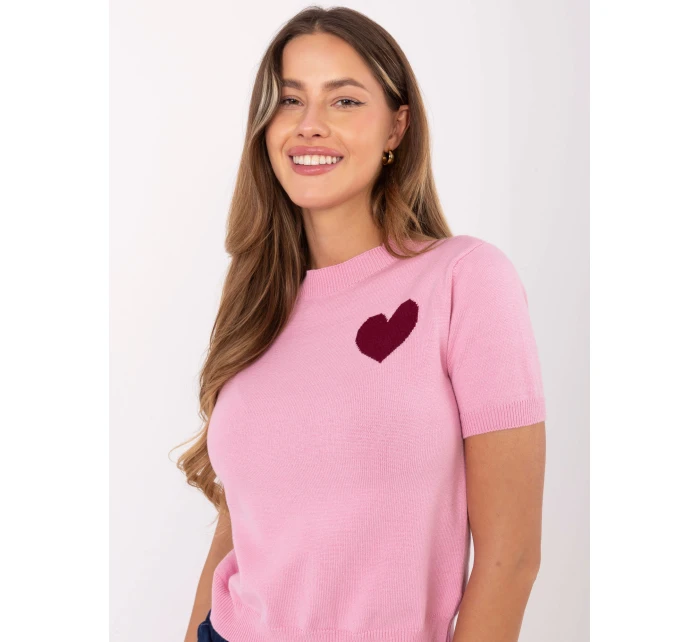 Jumper IT SW 93007.26 růžový Jumper IT SW 93007.26 růžový