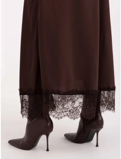 Sukně MI SD 4213 1.94 tmavě hnědá Sukně MI SD 4213 1.94 tmavě hnědá