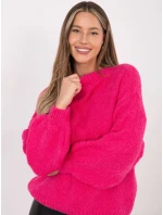 Sweter MI SW model 21801845 fuksjowy - FPrice Sweter MI SW model 21801845 fuksjowy - FPrice