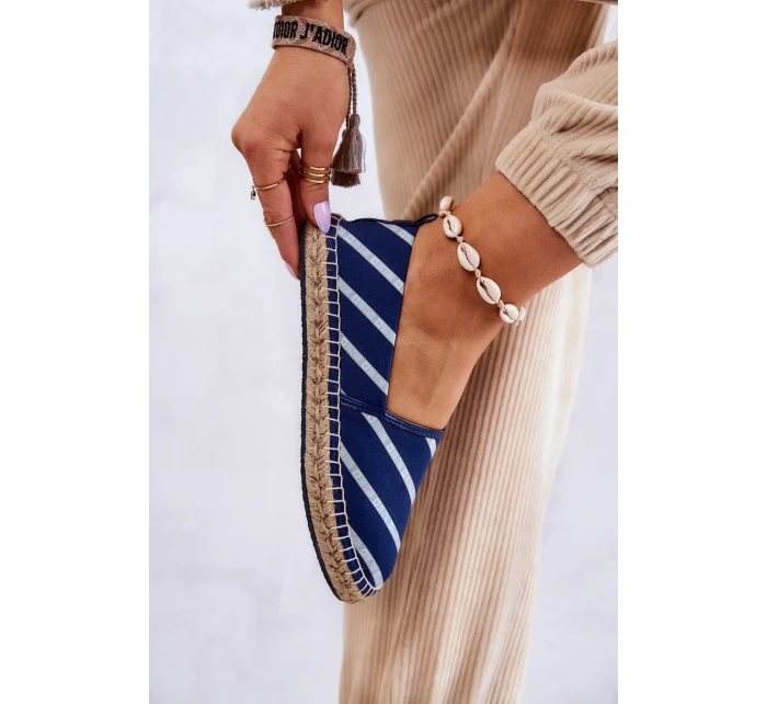 Dámské klasické espadrilky Big Star - tmavě modré Dámské klasické espadrilky Big Star - tmavě modré