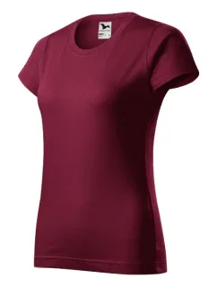 Basic tričko dámské garnet