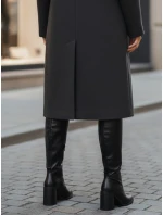 Dámské černé kozačky na podpatku FashionStreet ZY1334