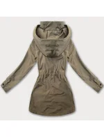 Béžová dámská bunda pro přechodné období model 21059197 - J.STYLE