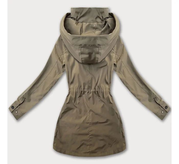 Béžová dámská bunda pro přechodné období model 21059197 - J.STYLE