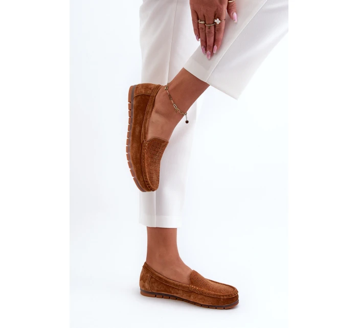 Dámské semišové mokasíny Camel S.Barski LR755