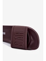 Dámské pantofle Big Star model 22339991 Hnědé - Big Star Shoes Dámské pantofle Big Star model 22339991 Hnědé - Big Star Shoes